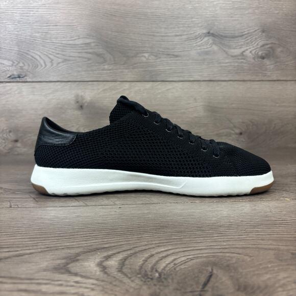 Cole Haan GrandPro Stitchlite Tennis Sneakers Mens 9.5 Black Optic White Lace Up - Picture 8 of 13